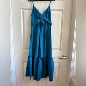 New Banana Republic Elegant Teal color Maxi Dress